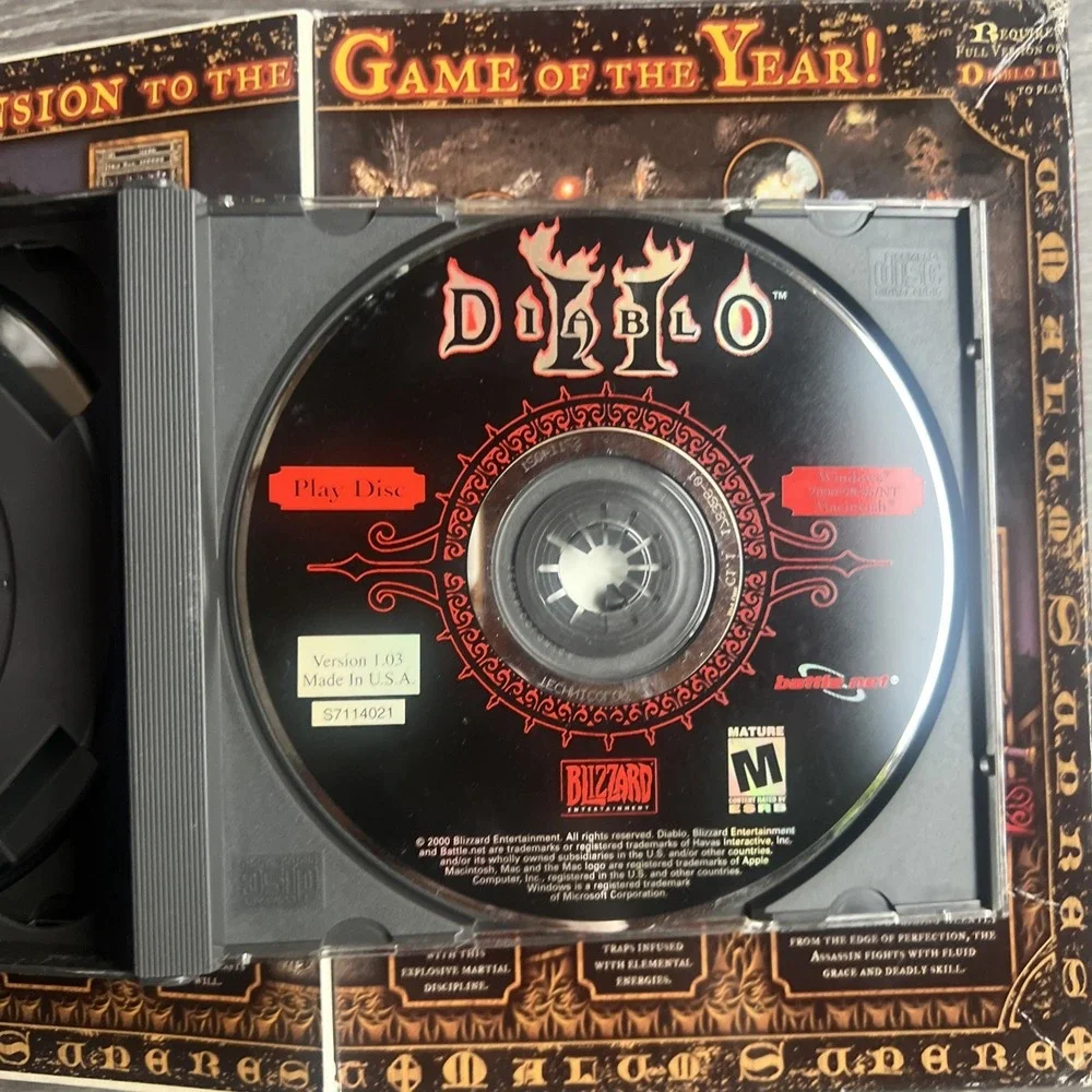 Diablo 2 II + Lord of Destruction Expansion Set PC